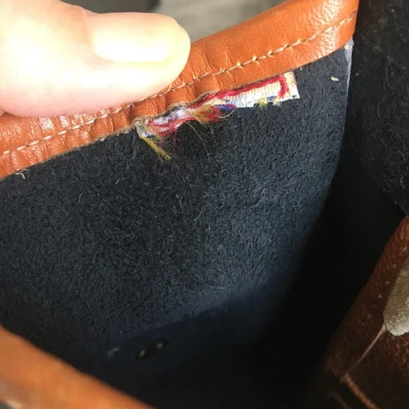Vtg DOONEY & BOURKE Surrey Leather Bag - Picture 11 of 12
